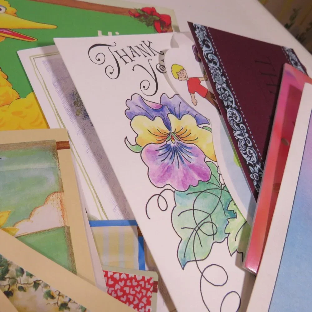 Greeting Cards (Used) and other Craft Items MIXTURE (all seasons but winter)